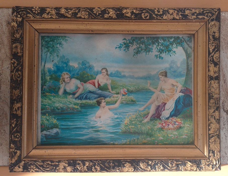 Tablou vechi de peste 40 de ani