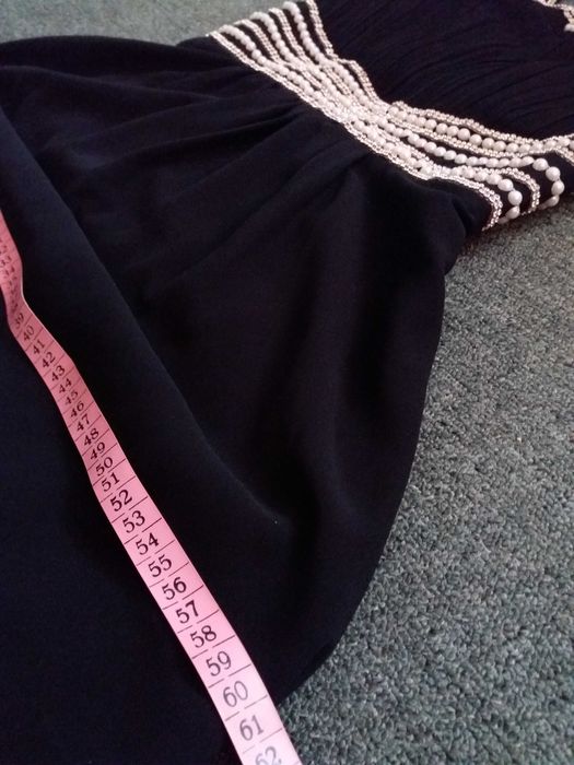 Дълга черна рокля М - 25 лв