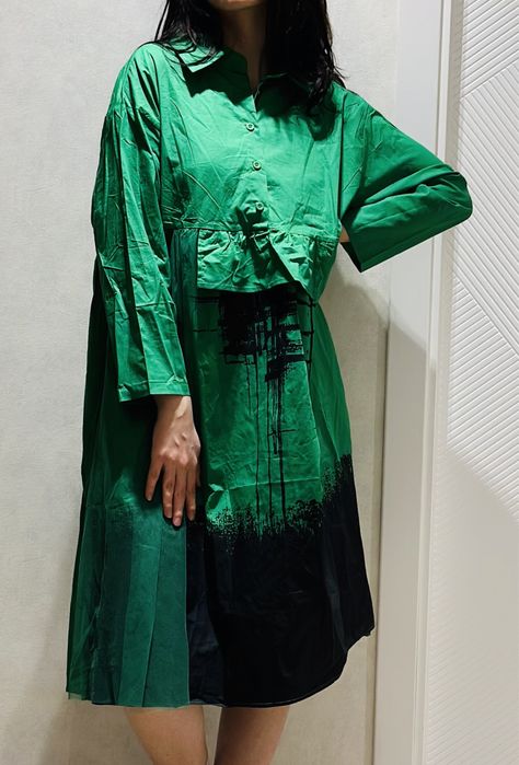 Платье рубашка Китай оверсайз