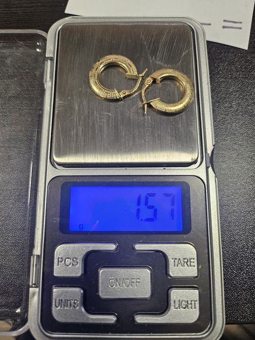 Дамски златни обици Версаче