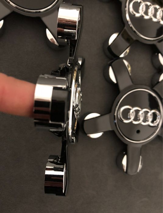 Set capace janta gheara stea Audi 135mm A4 A7 A6 Q5 Q7 Q3 B8 8L A2 A3