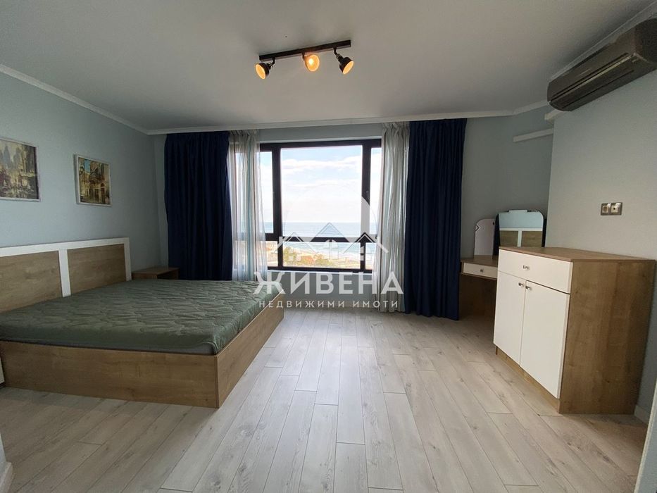 Просторен 4-стаен мезонет под наем, м-т Кабакум, морска панорама, пар