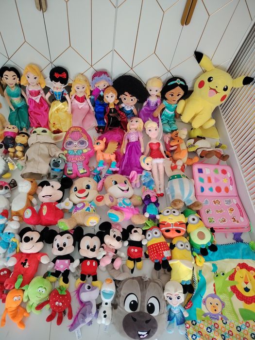 Purcelusi peppa pig din desene  15-50 cm din pluș, printese disney