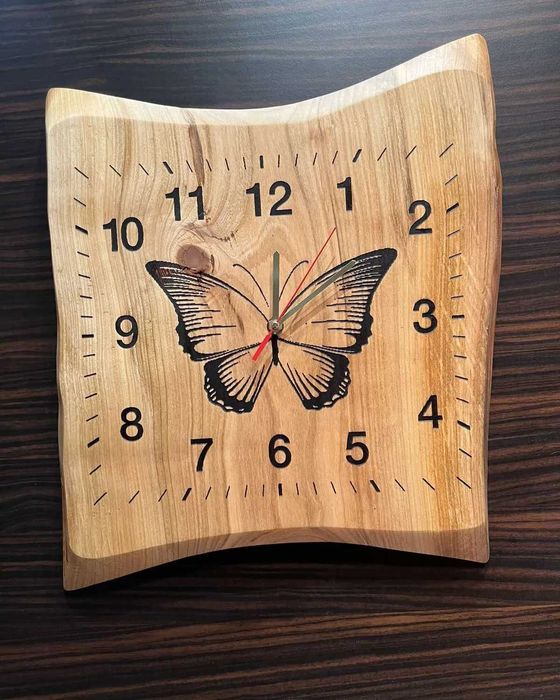 Стенен часовник от череша