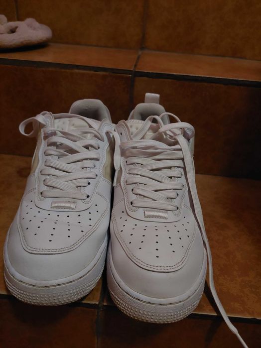 air force 1 react triple white low marimea 43