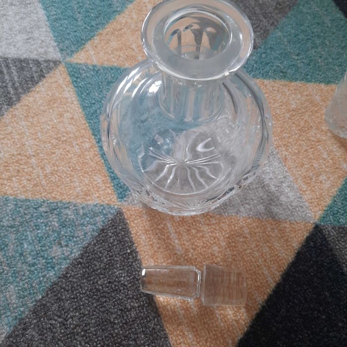 Графин с рюмками, хрусталь