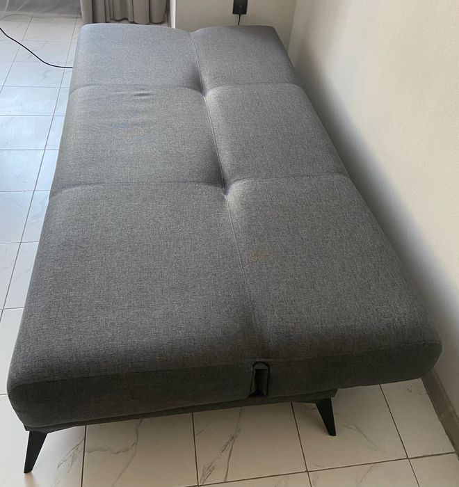 Диван раскладной серый