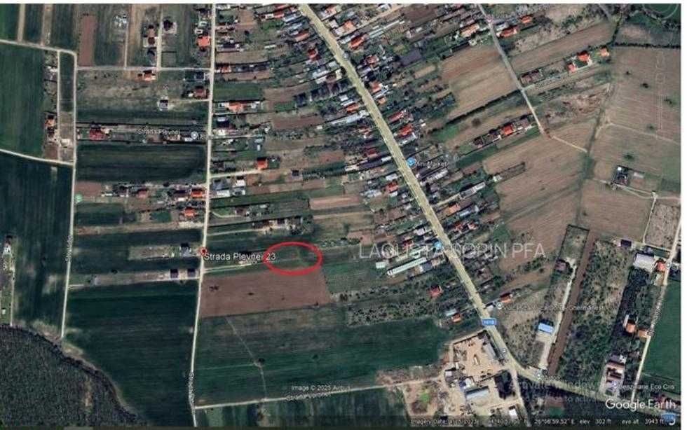 Teren 1000 mp Snagov – Ghermănești | 25 m deschidere | Lângă pădure ...