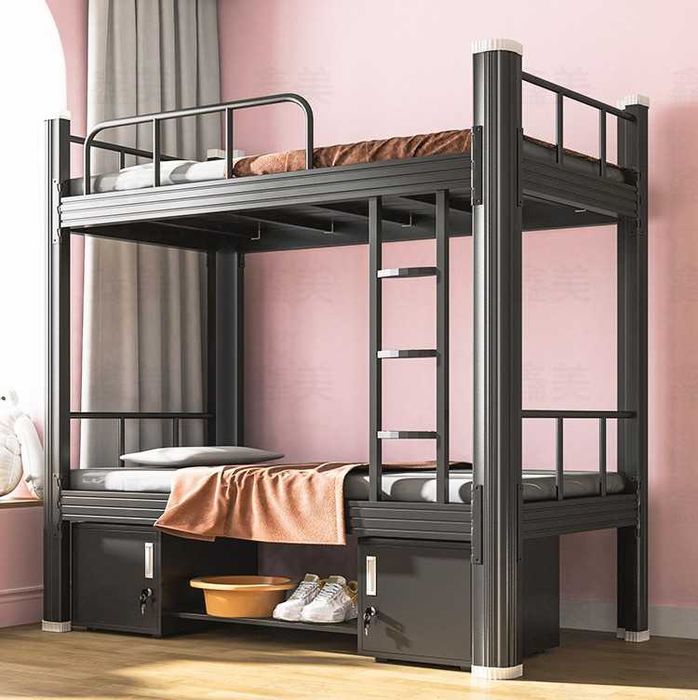 ikki qavatli metall krovat office va maktab uchun \ optim \ arzon