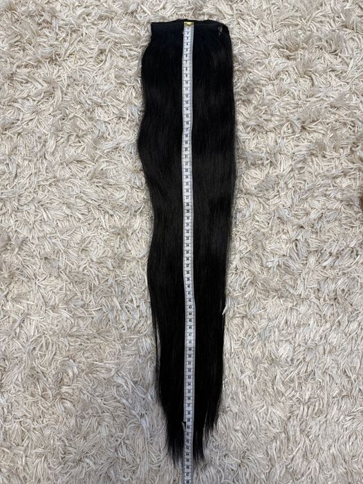 Coadă din păr natural negru  OSKAR DIAMOND LUXE 65 cm