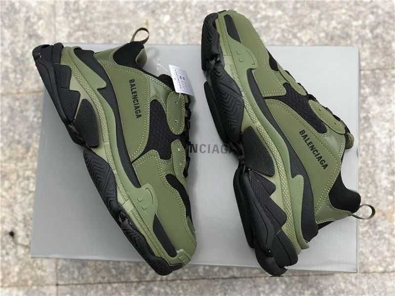 Balenciaga Triple S - Black/Grey/Tan