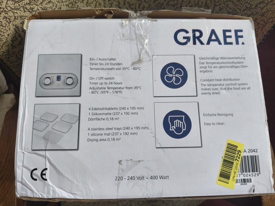 Mini deshidrator Graef