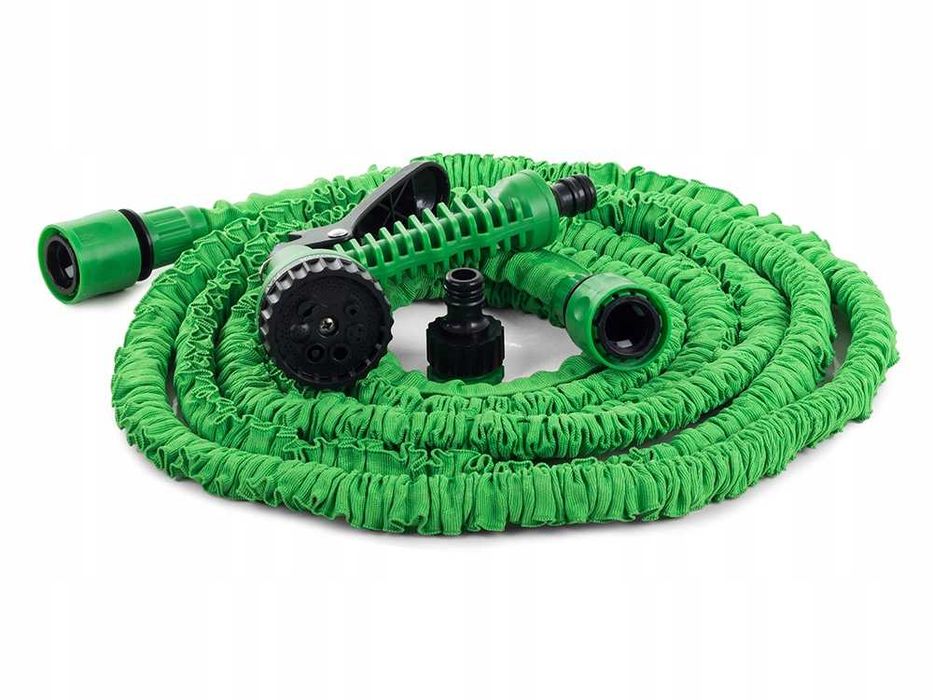Furtun de gradina extensibil 15m cu pistol stropire 7 functii
