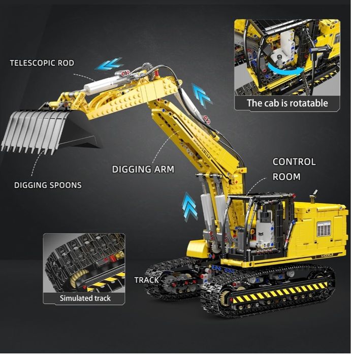 Багер Mould King RC управление Конструктор