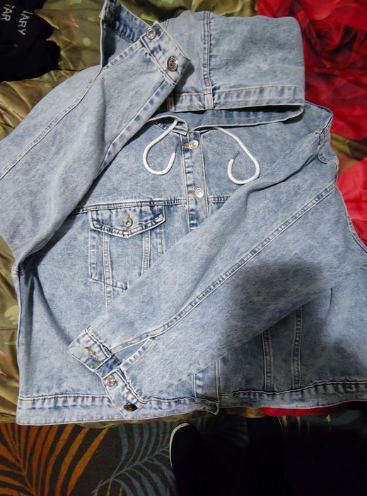 Costum blugi - Pantaloni denim și Hanorac/geacă (NOI)