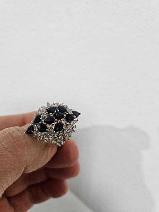 Inel Aur 18K, 10 Grame, Diamante.