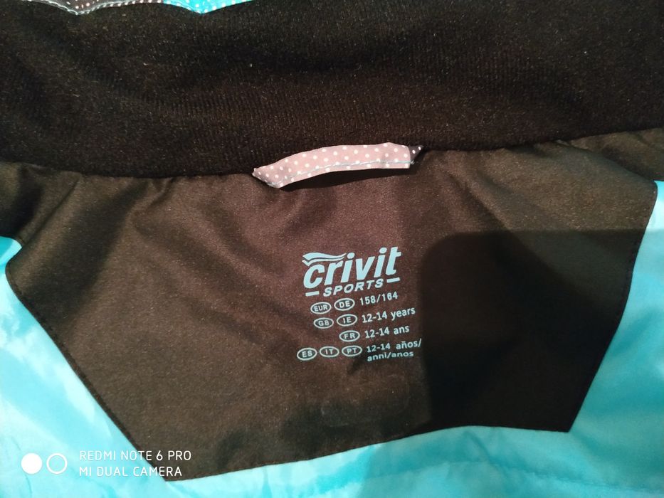 Куртка для девочек немецкой фирмы Crivit sports