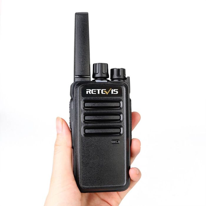 Statii radio emisie receptie Retevis RT668, VOX, casti, pachet 2 buc,Negru,sigilat