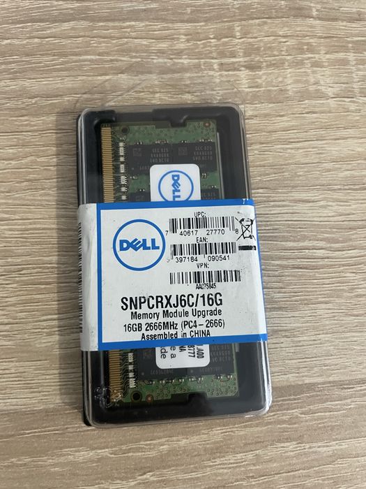 3 броя Dell 16GB RAM DDR4  Чисто Нови