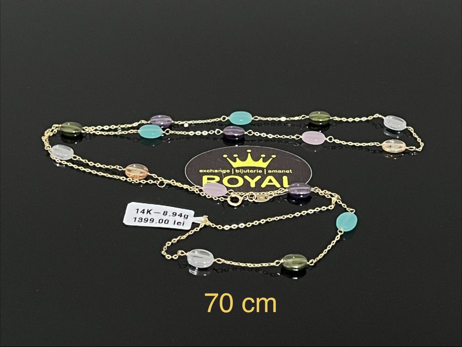 Bijuteria Royal CB : Colier damă aur 14k 585  8,94 gr