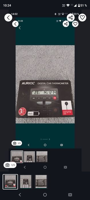 Termometru digital nou!