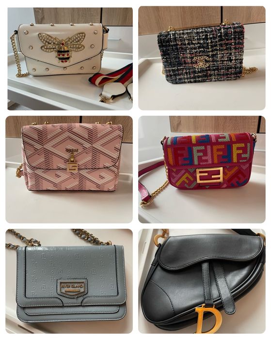 Дамси чанти - Guess, River Island и други