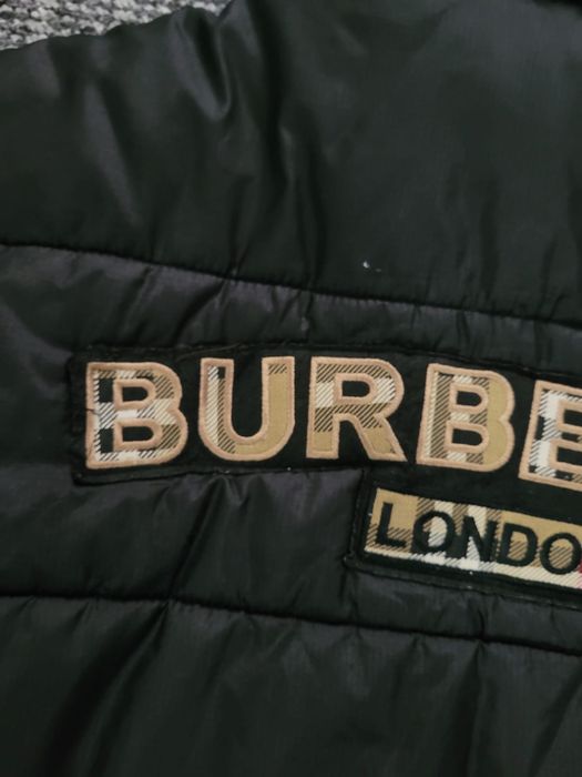 Geacă de iarnă neagră matlasată Burberry London – Mărimea 2XL