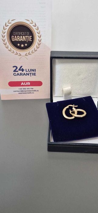(AG46) Cercei aur 14K B.4604.3