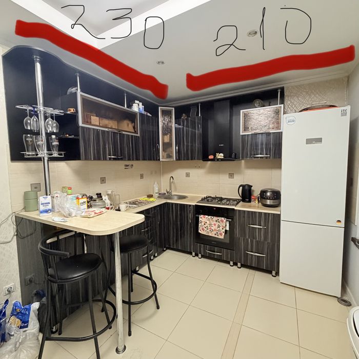 Кухня с техникой