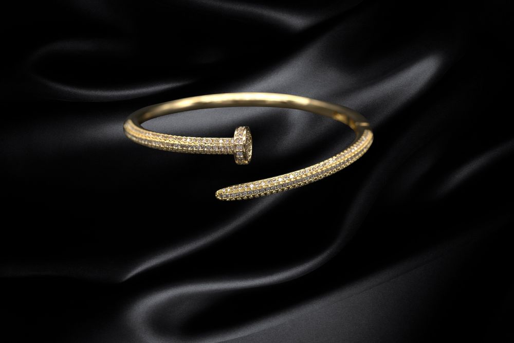 Bratara placata aur 18k