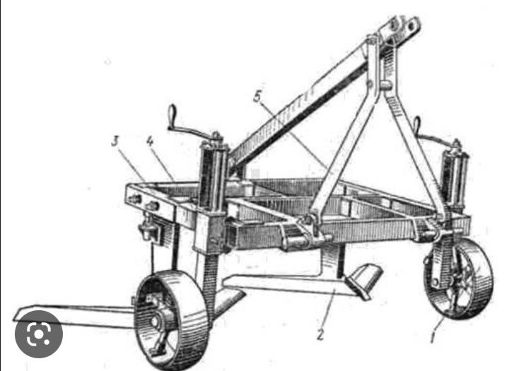 Пласкорез 2 корпуса навесной