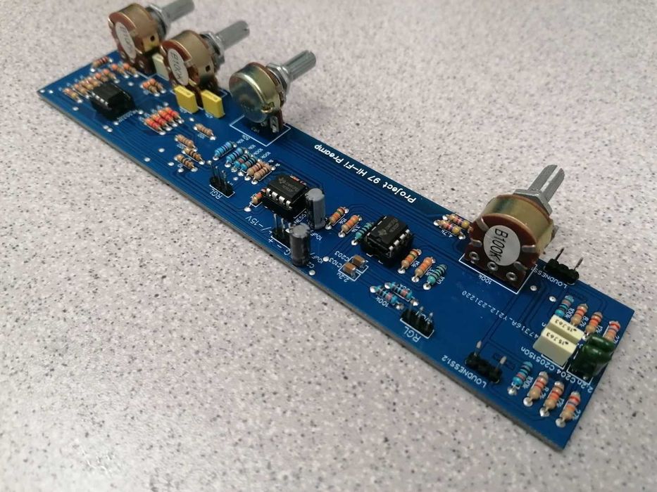 Modul preamplificator corector Rod Elliot Project 97