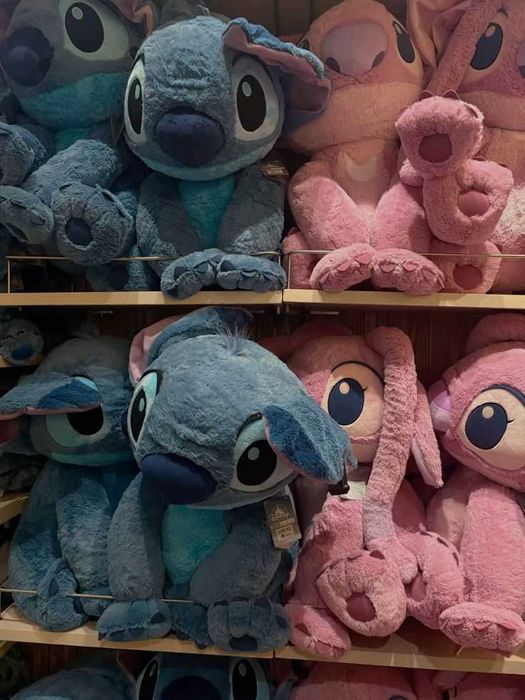 Плюшена играчка Лило и Стич Син/Розов Lilo Stitch плюшени играчки