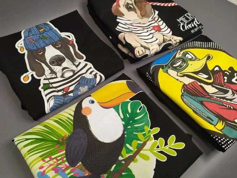 Печать принтов на одежде!