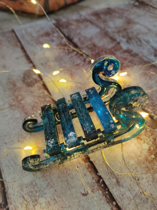 Игрушка ёлочная , саночки