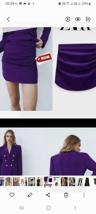 Поли zara, mango,  h&m s-xs