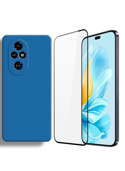 Husa Soft Silicon + Folie Sticla / Silicon -  Honor 200/400/LITE/PRO