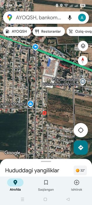 Yangi Toshkent yaqinida yer uchastkasi sotiladi
