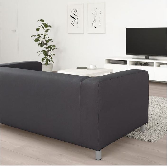 KLIPPAN Canapea 2 locuri, Vissle gri IKEA / stare excelentă / 800 lei