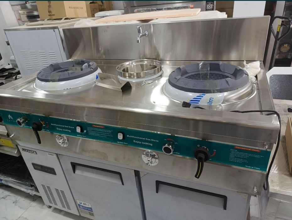 Vok qozon Gaz plita Wok вок плита для лагман