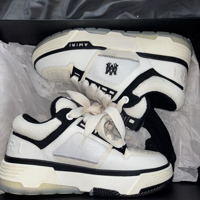 Amiri Ma-1 alb negru