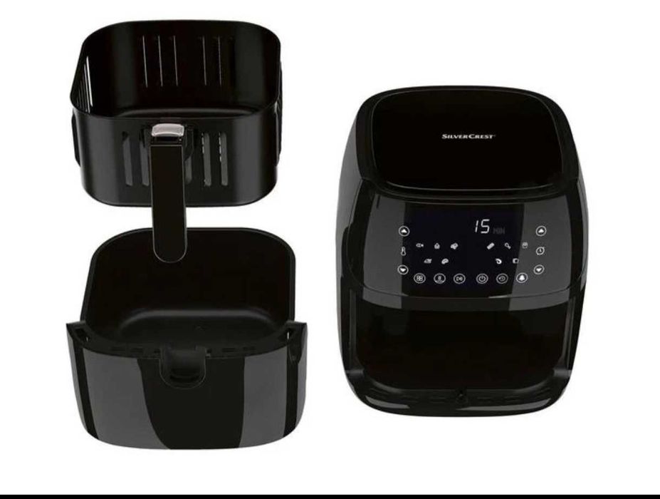 Фритюрник с горещ въздух Air Fryer Silver Crest XXL, 2150 W, 5.2л.