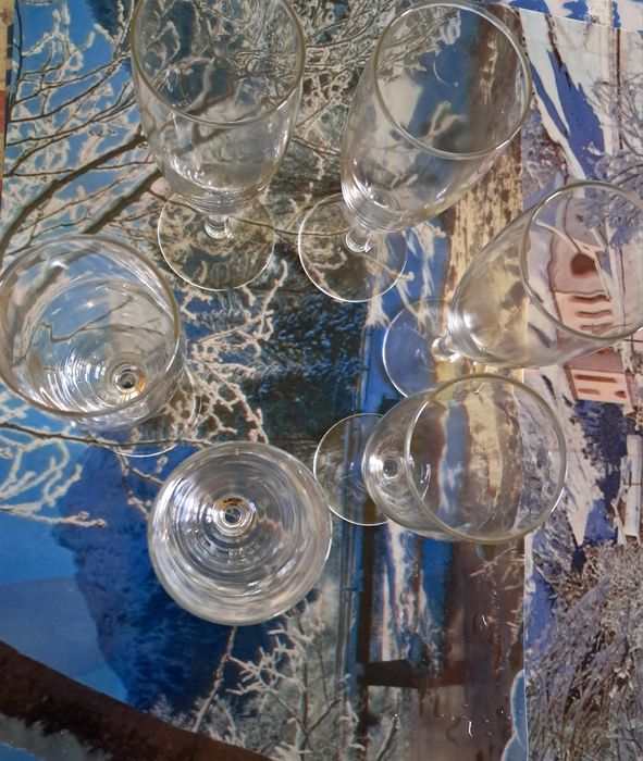 Pahare de sampanie ( 6 bucăți)