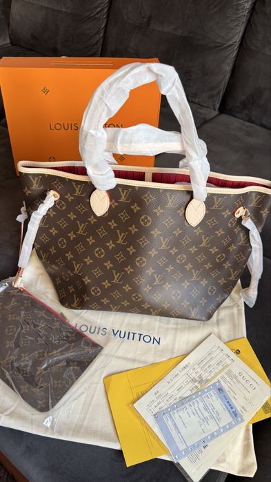 Poseta Neverfull Shopper - marime MM (31cm)/full box, disponibila imed