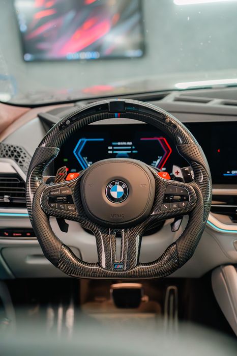 Volan BMW - Seria G - Carbon - Custom - Led - Incalzire - TJA - Vibro