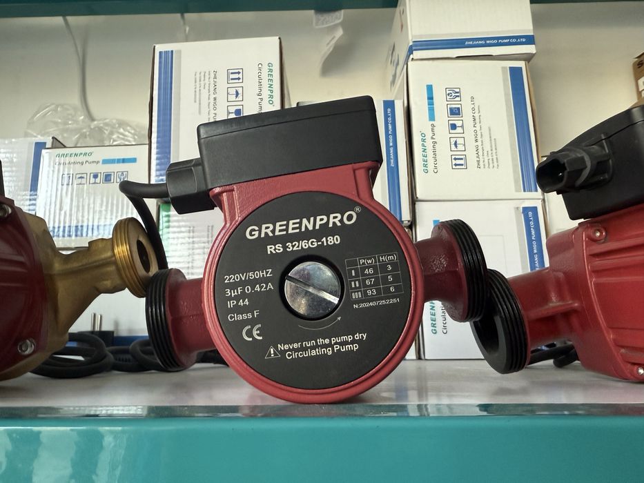 Greenpro RS32-6 циркуляционный насос для отопления для горячей воды
