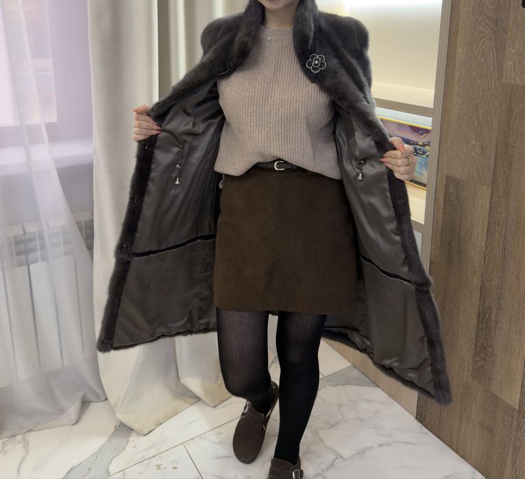 Норковая шуба продам, Kaspi Red