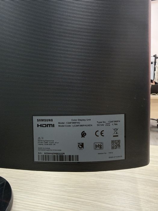 Monitor curbat 24 inch Samsung