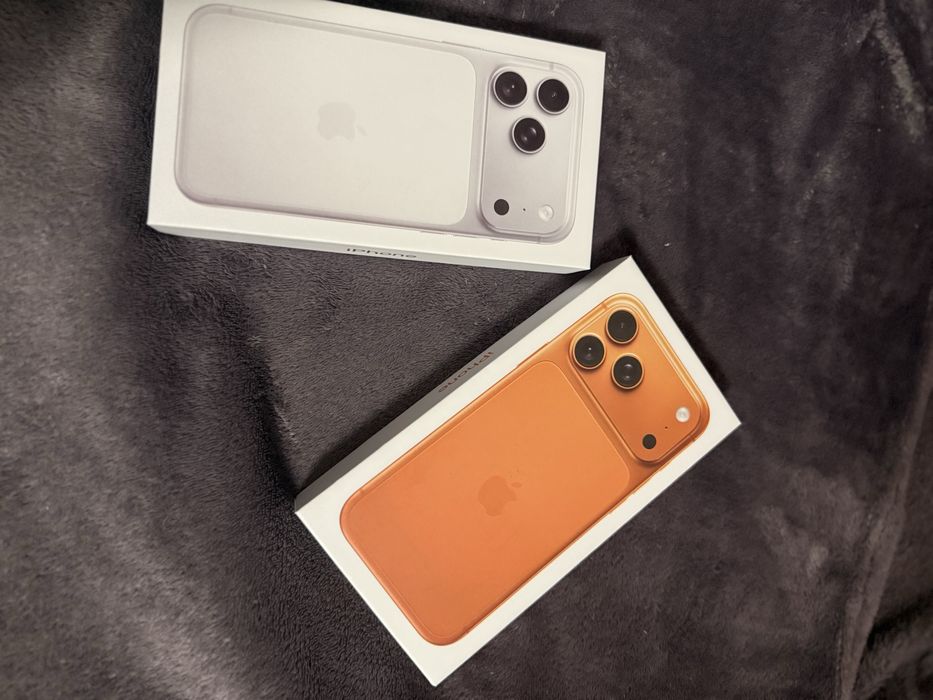 2x iPhone 17 Pro Max, 1TB, Orange, Silver, Sigilate