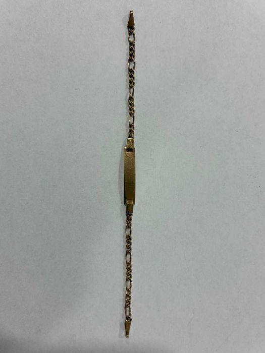 Златна бебешка гривна 14к злато